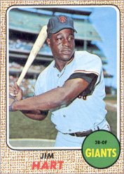 1968 Topps Baseball Cards      073      Jim Ray Hart